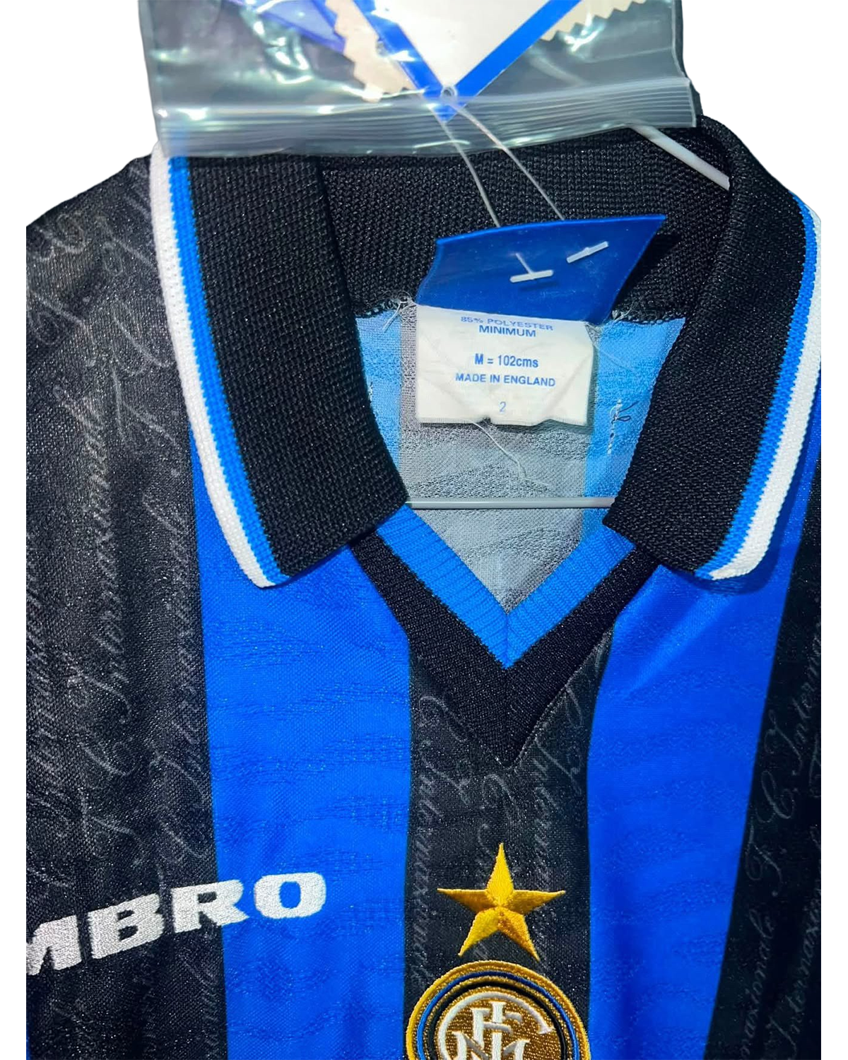 Inter 1997/98 Home Shirt — Ronaldo 10 — detail 2
