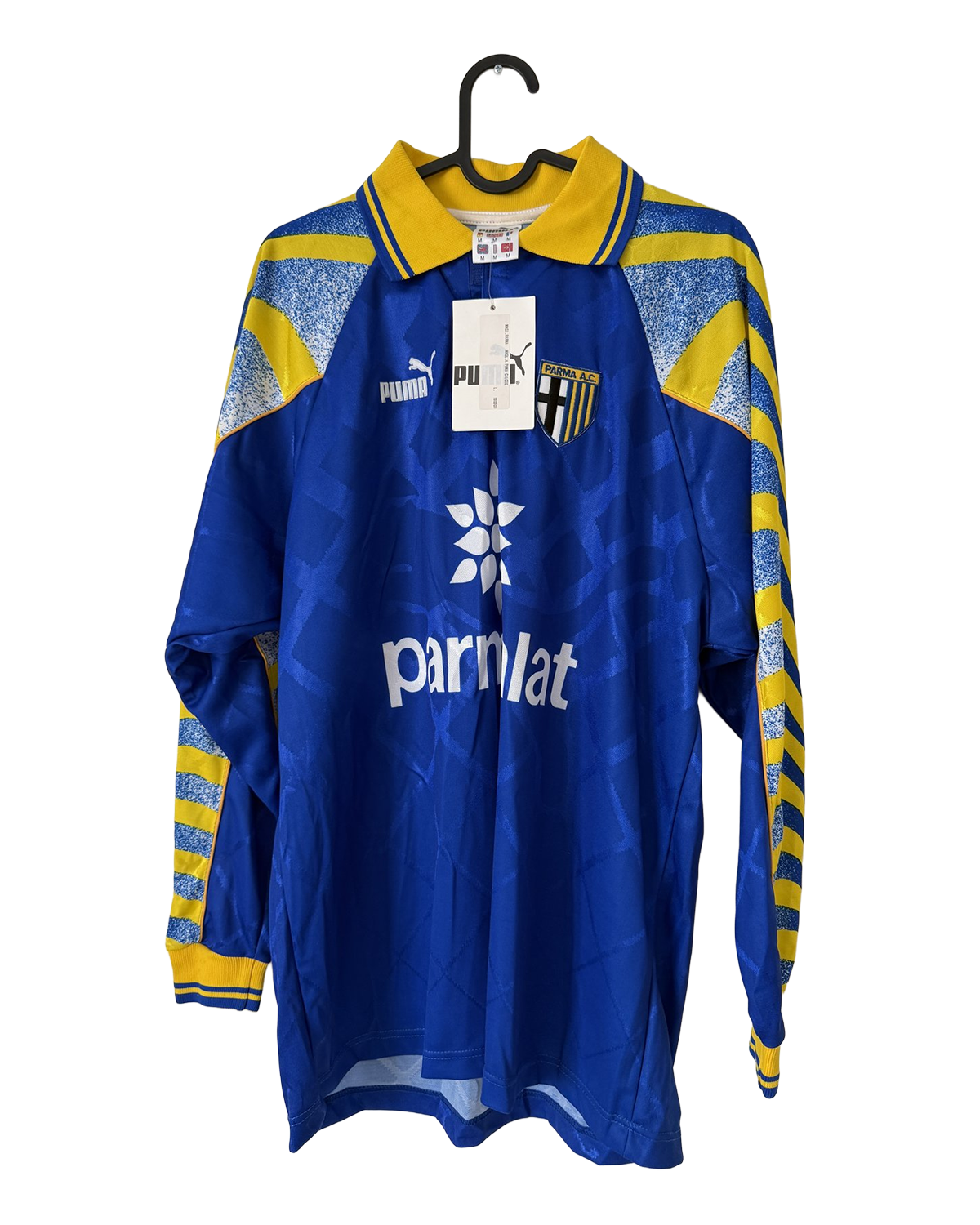 Parma 1995/96 Third Shirt — Blue Long Sleeve — front