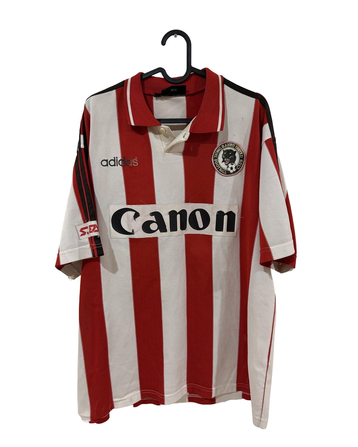 Tiong Bahru United 1996 Home Shirt — Adidas No. 17 — front