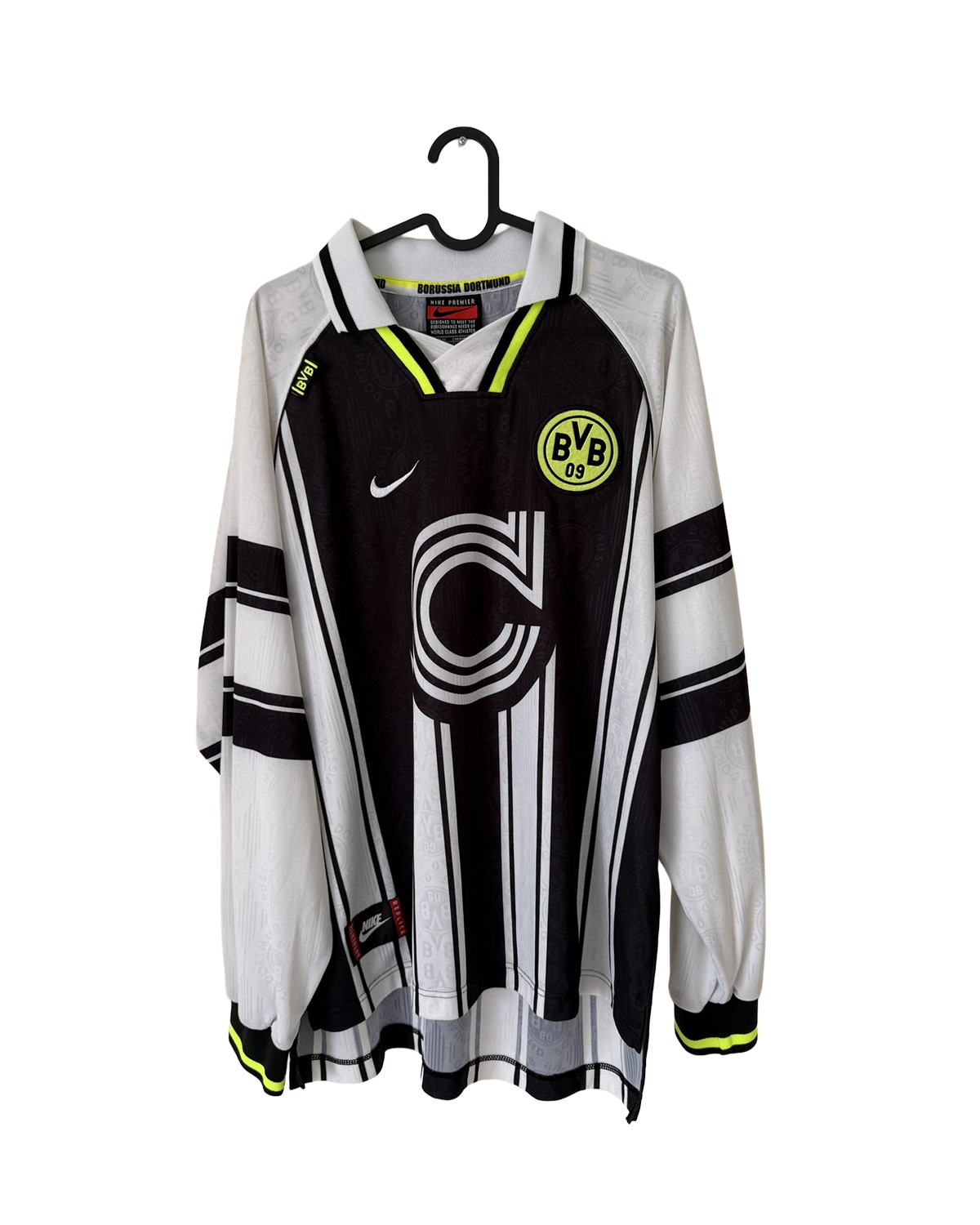 Borussia Dortmund 1996/97 Away Shirt — Nike Long Sleeve — front